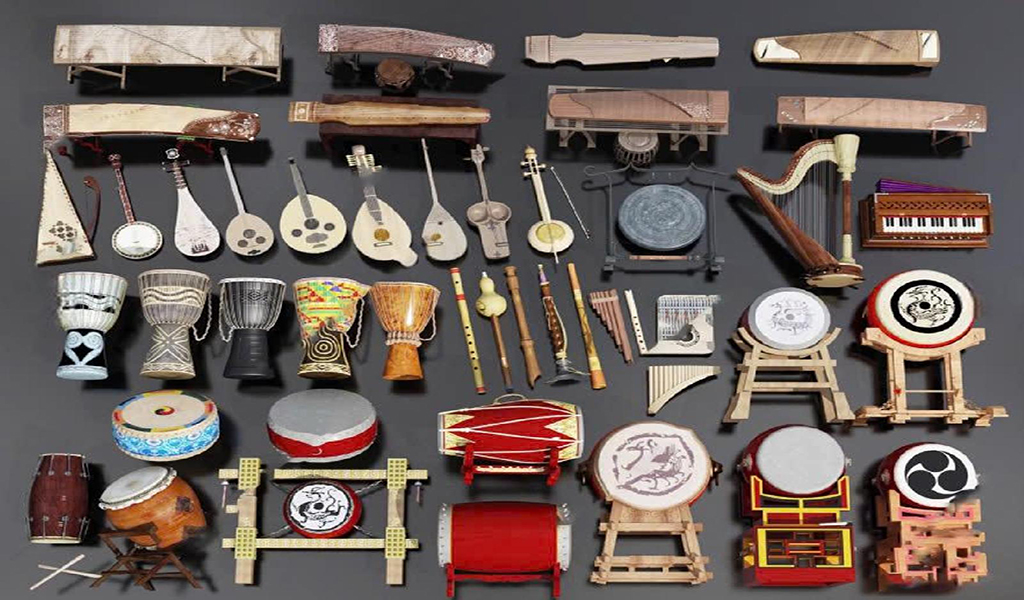 140 MODEL DỤNG CỤ ÂM NHẠC DÂN TỘC